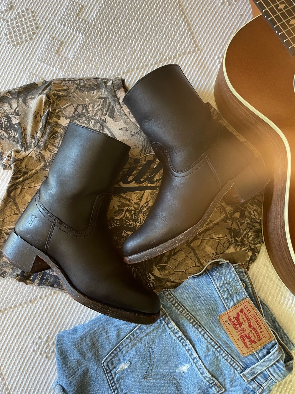 FRYE | Short Campus Boots 10L - Picture 2 of 8